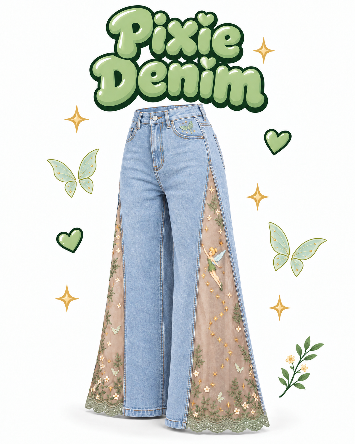 Fairyflare Jeans in Dewdrop light blue