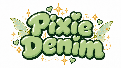 Pixie Denim fairy sparkle logo